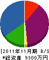 野中電器産業 貸借対照表 2011年11月期