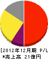 日本水処理工業 損益計算書 2012年12月期