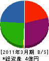 沼田クリーンサービス 貸借対照表 2011年3月期