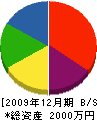 藤井土木 貸借対照表 2009年12月期