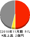 宮崎電設工業 損益計算書 2010年11月期