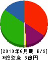 宮田建設 貸借対照表 2010年6月期