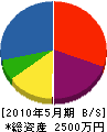 池田組 貸借対照表 2010年5月期