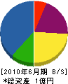 美祢開発工務店 貸借対照表 2010年6月期