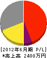 柴田土木 損益計算書 2012年6月期