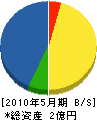 滝田電気商会 貸借対照表 2010年5月期