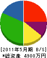 小松園 貸借対照表 2011年5月期