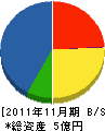 昭電社 貸借対照表 2011年11月期