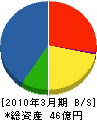 長野三菱電機機器販売 貸借対照表 2010年3月期