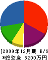 丸山組 貸借対照表 2009年12月期
