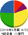 志田建設 貸借対照表 2010年6月期