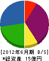 新日本建設工業 貸借対照表 2012年6月期