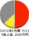 田中スポーツ設備 損益計算書 2012年6月期