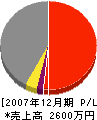 松岡設備 損益計算書 2007年12月期