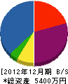 石丸電気 貸借対照表 2012年12月期