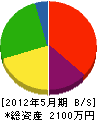 大塚建設 貸借対照表 2012年5月期