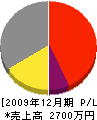丸保遠藤建設 損益計算書 2009年12月期