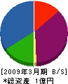 北海道ロードシステム 貸借対照表 2009年3月期