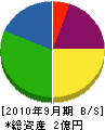 日東電気 貸借対照表 2010年9月期