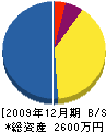塚本緑花 貸借対照表 2009年12月期