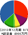 宮沢産業 貸借対照表 2012年12月期