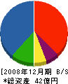亀井鐵鋼 貸借対照表 2008年12月期
