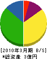 村瀬電気 貸借対照表 2010年3月期