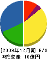 杉田組 貸借対照表 2009年12月期