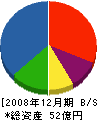 ホシザキ阪神 貸借対照表 2008年12月期