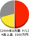 江原工務店 損益計算書 2009年4月期