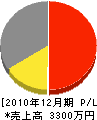 多賀精次郎商店 損益計算書 2010年12月期