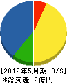 伊藤商事 貸借対照表 2012年5月期