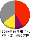 佐藤塗装工業 損益計算書 2009年10月期