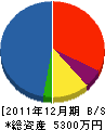 共栄電設 貸借対照表 2011年12月期