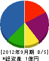 宮崎工業 貸借対照表 2012年9月期