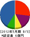 櫻井 貸借対照表 2012年5月期