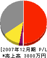 川本総業 損益計算書 2007年12月期