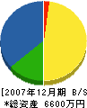 中島建材 貸借対照表 2007年12月期