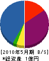 葵テック 貸借対照表 2010年5月期