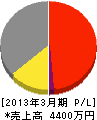池田プロパン商会 損益計算書 2013年3月期