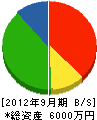 秋本保工務店 貸借対照表 2012年9月期