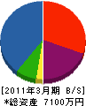 ヤマシタ電気 貸借対照表 2011年3月期