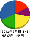 斉藤土木 貸借対照表 2012年5月期