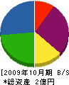 澄川建設 貸借対照表 2009年10月期