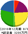 徳丸産業 貸借対照表 2010年12月期