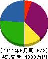 竹山設備 貸借対照表 2011年6月期