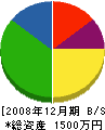 佐藤たたみ店 貸借対照表 2008年12月期