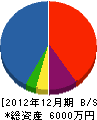 寺田建設 貸借対照表 2012年12月期