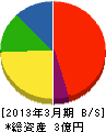 小川土木開発 貸借対照表 2013年3月期