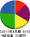 斉藤商店 貸借対照表 2011年4月期